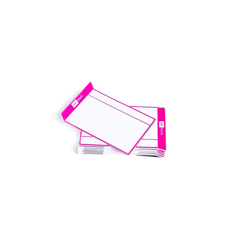 PATboard Scrum Board and Kanban Board - Magnetic Task Cards - S (Small) - Set of 16 - Magenta - Image 1